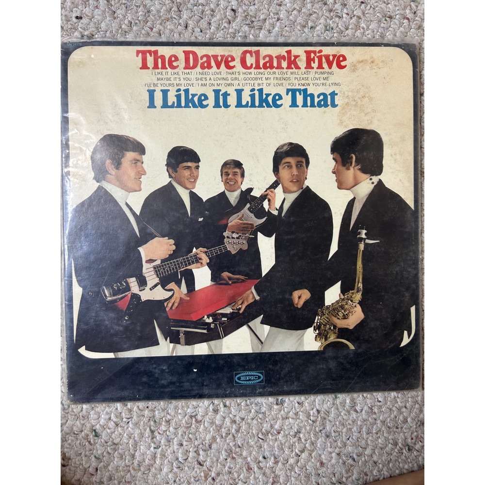 The Dave‎ Clark Five I Like It Like That 1960s Epic Records Vinyl LP